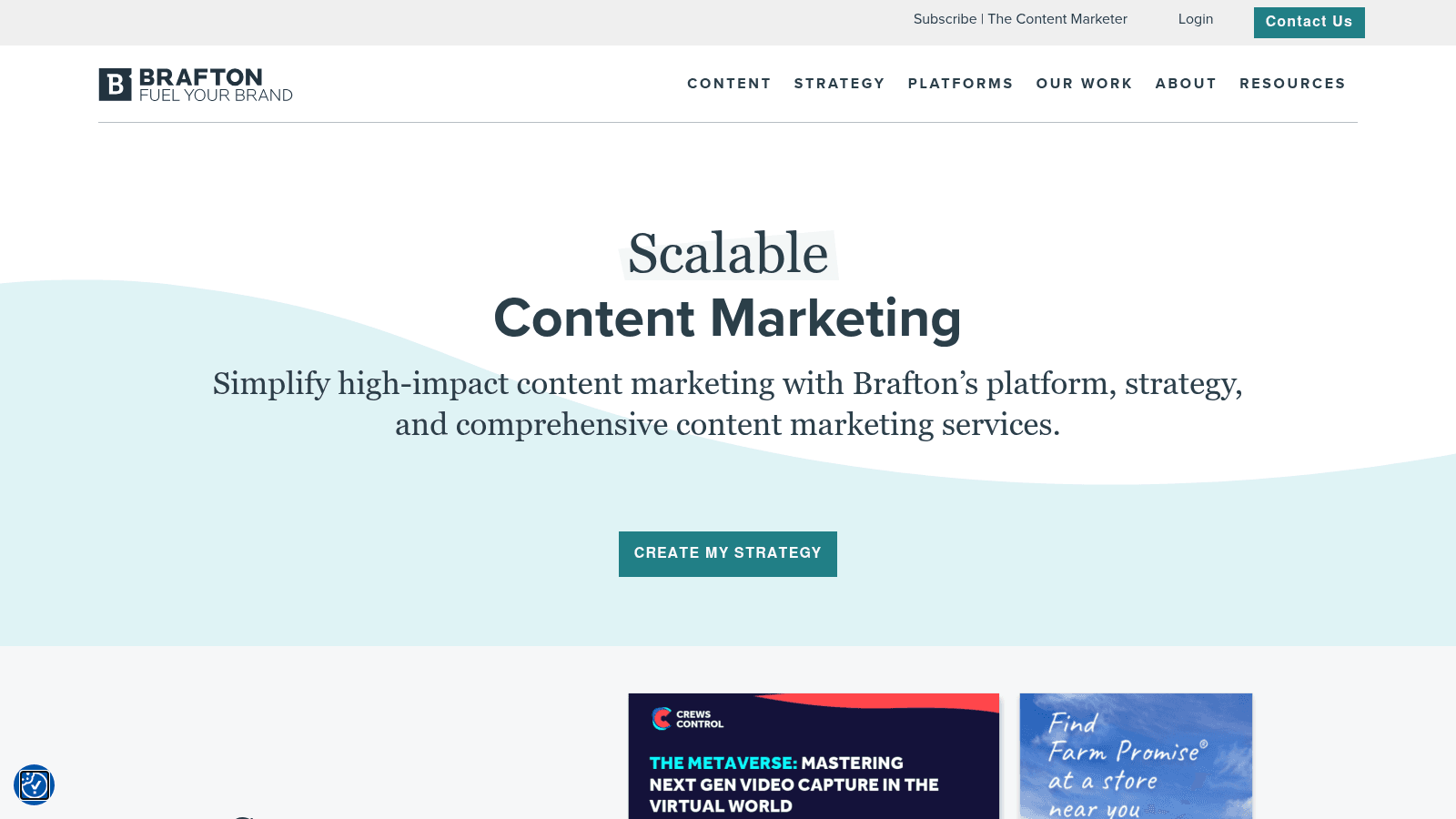 Brafton as a top video content agency