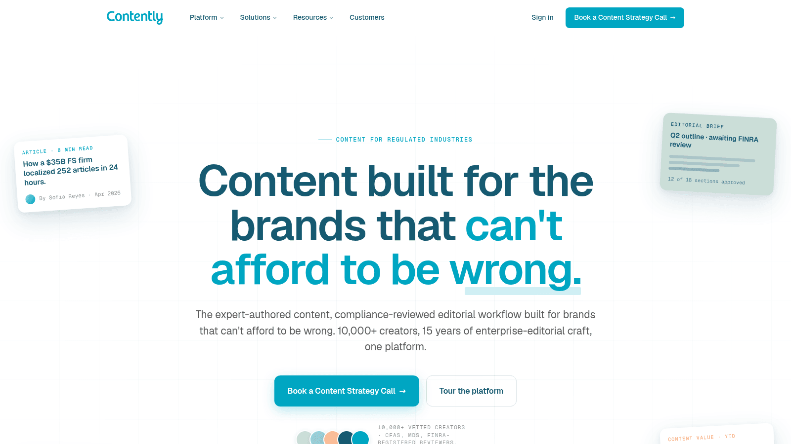 Contently as a top video content agency