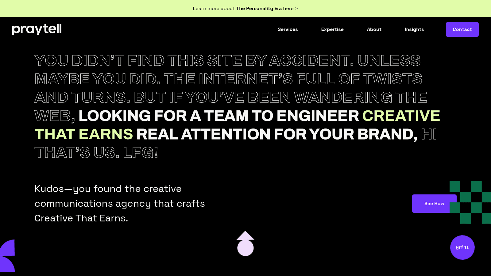 Praytell as a top video content agency