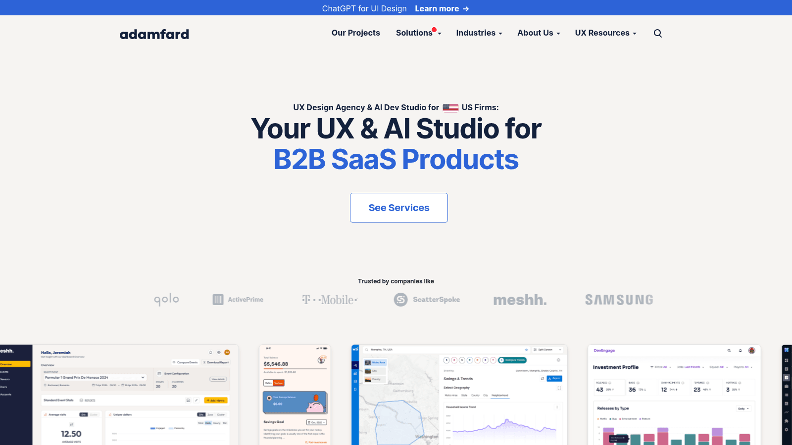Adam Fard Studio as a top UX design subscription