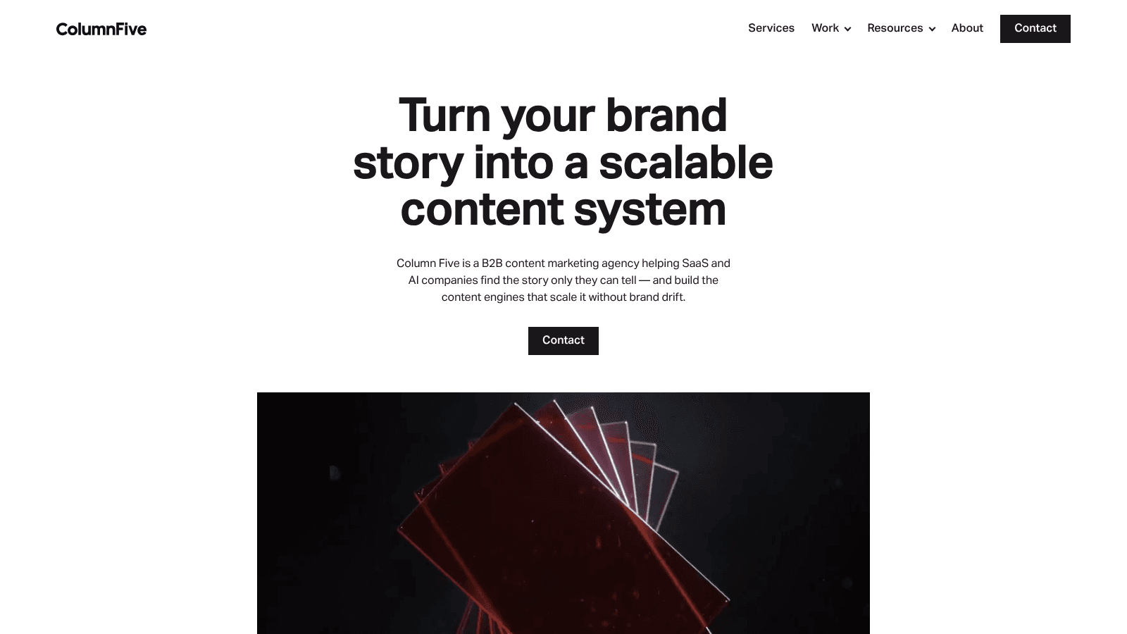 Column Five as a top B2B brand agency