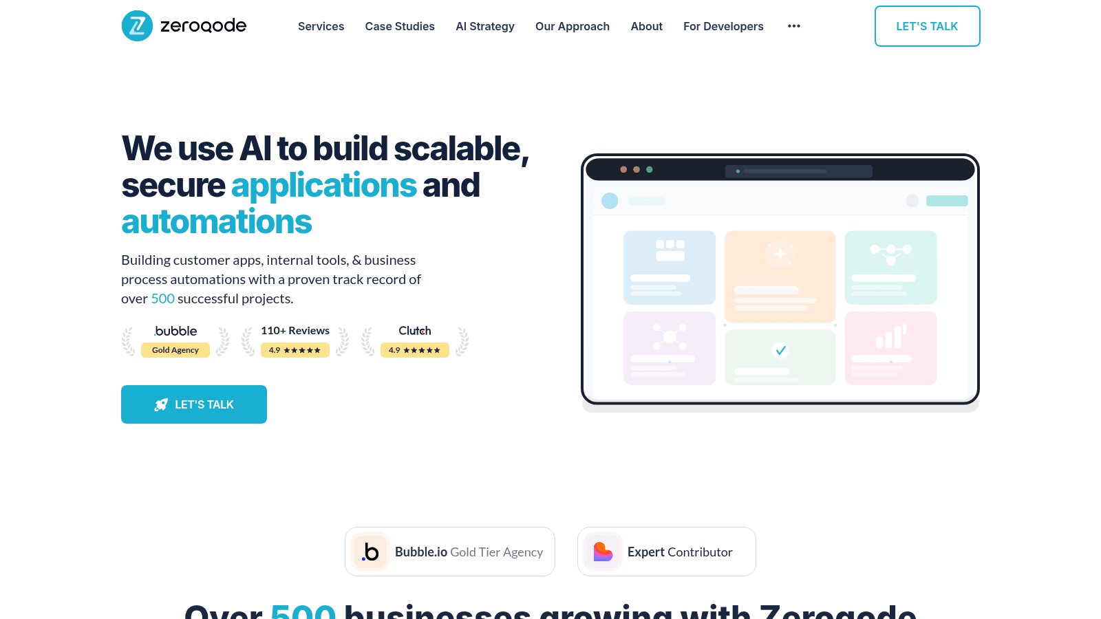 Zeroqode as a top no code agency