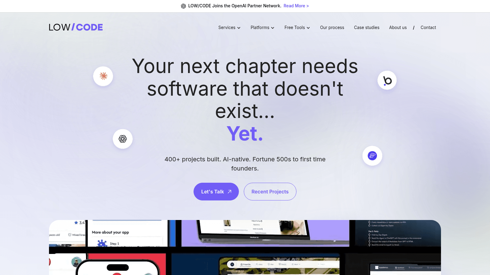Lowcode Agency as a top no code agency
