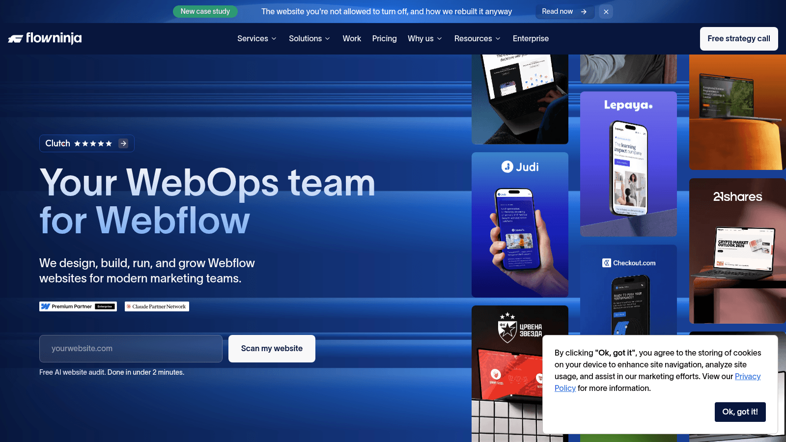 Flow Ninja as a top no code agency