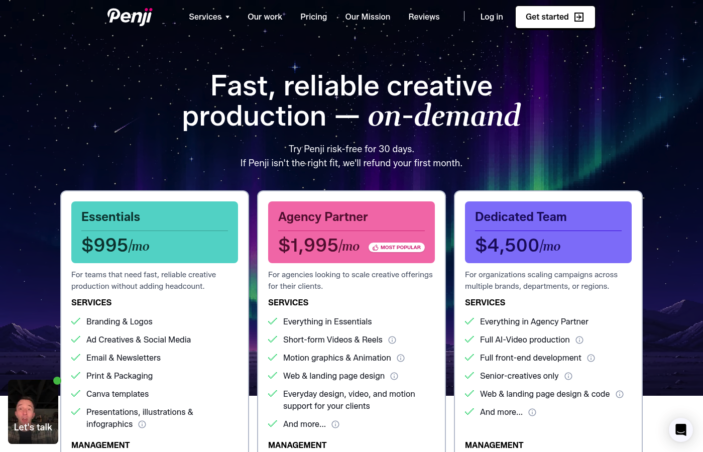 Penji as a top presentation design subscription