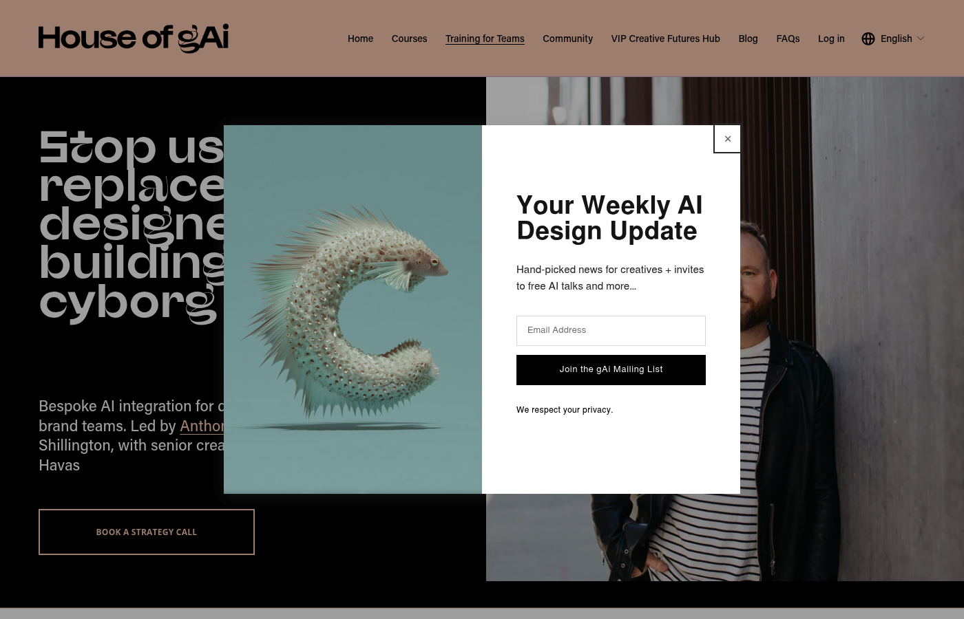 House of GAI as an AI consulting agency for creative teams