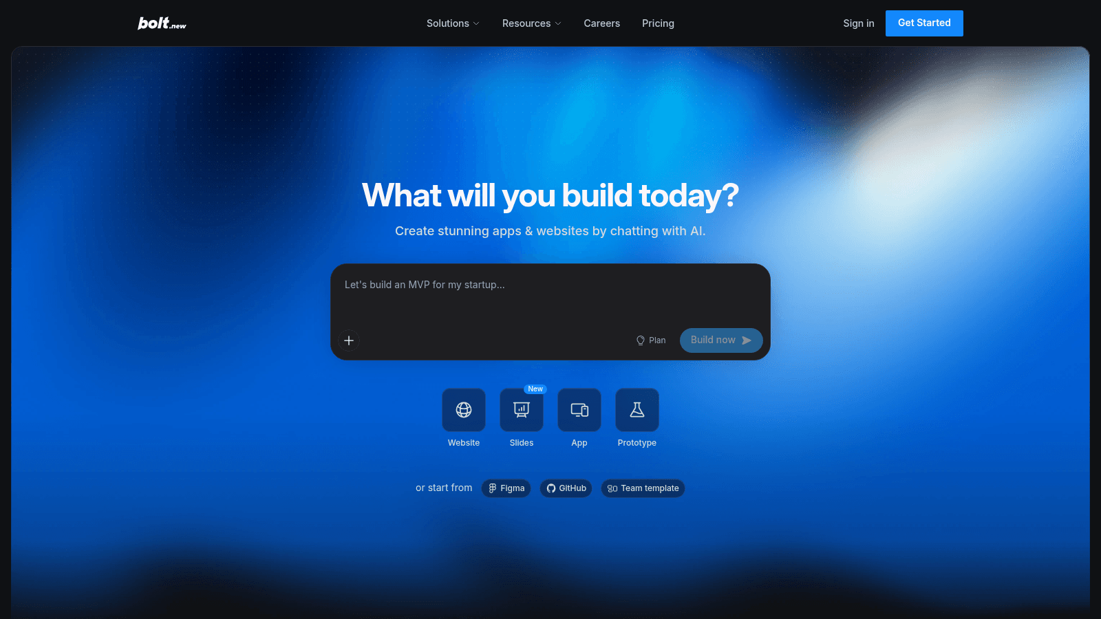 Bolt as a top prototyping tool