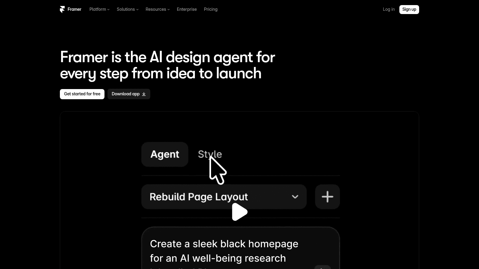 Framer as a top website builder