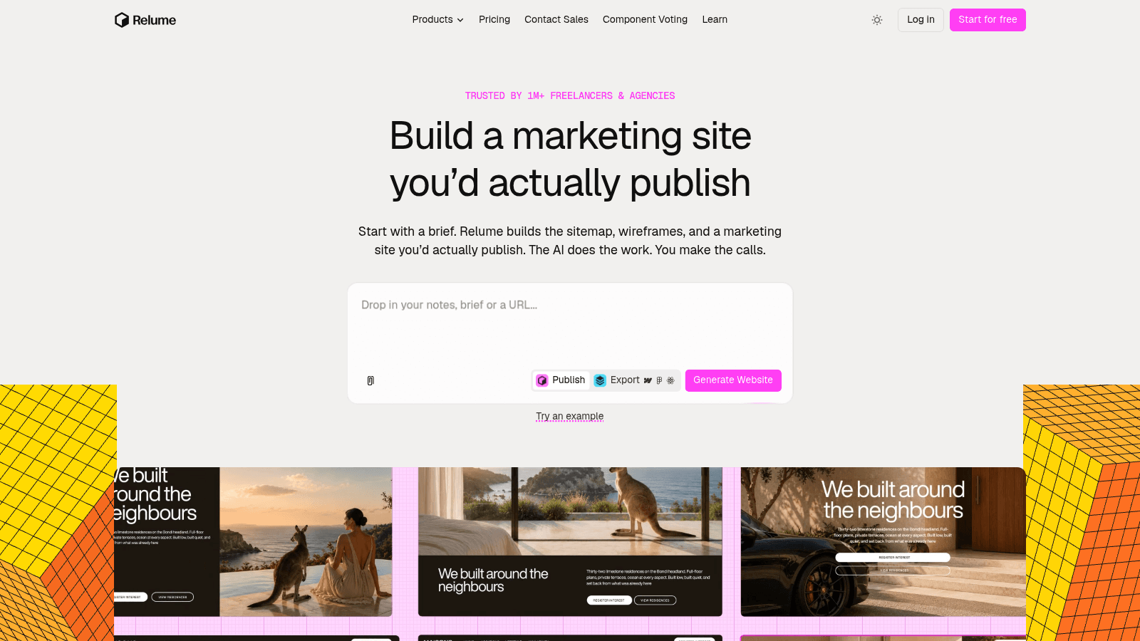 Relume as a top UI design tool