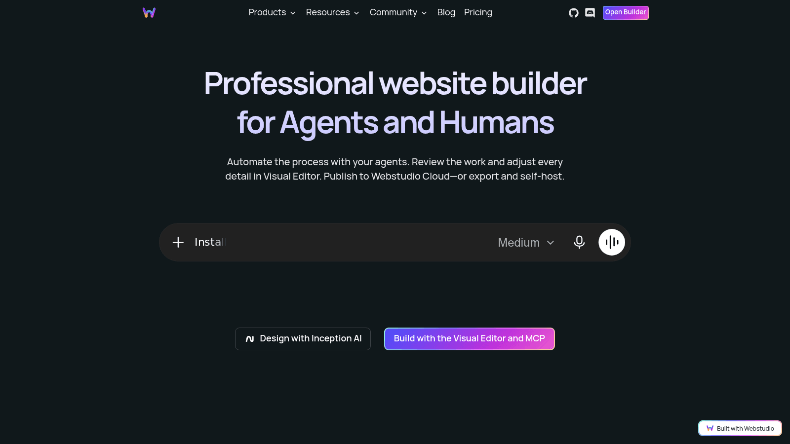 Webstudio as a top webflow alternative