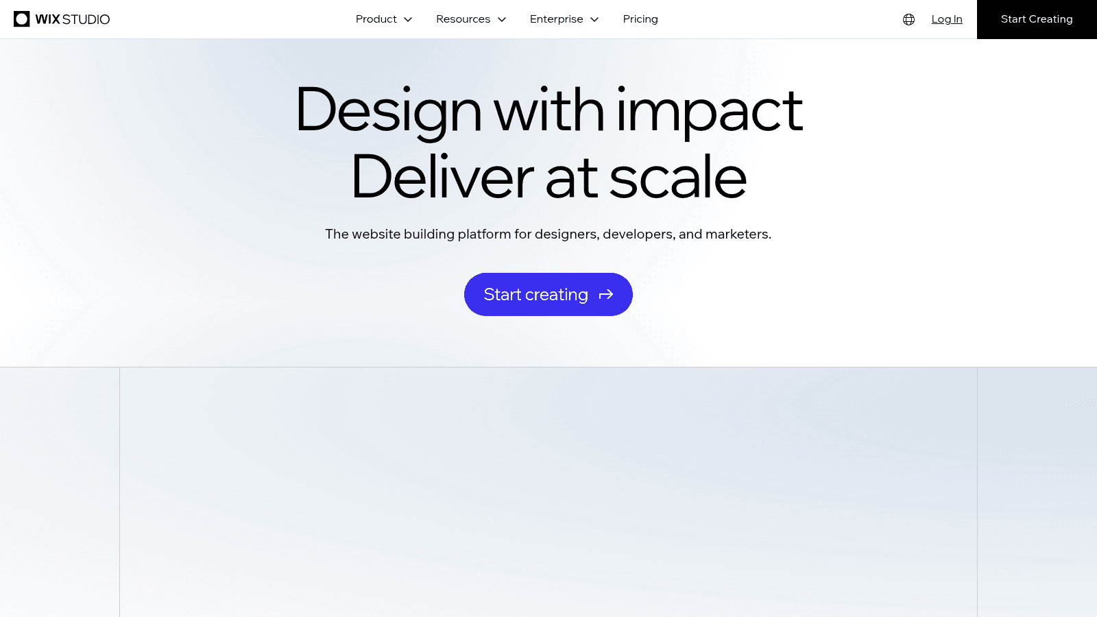 Wix Studio as one of the best website design tools