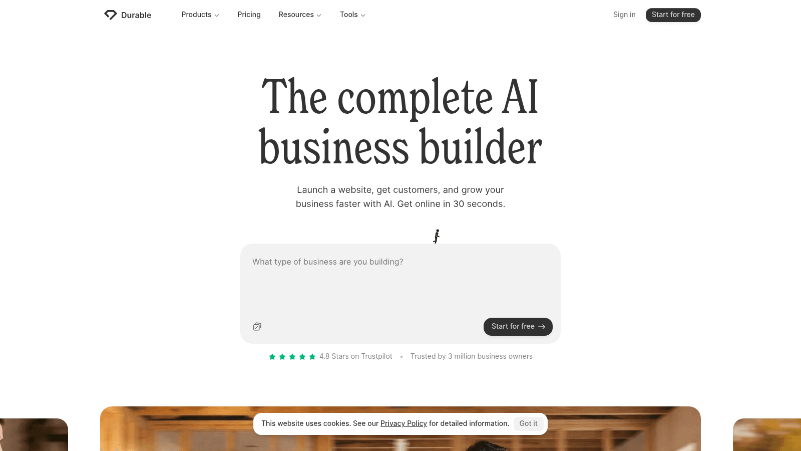 Durable as a top website builder