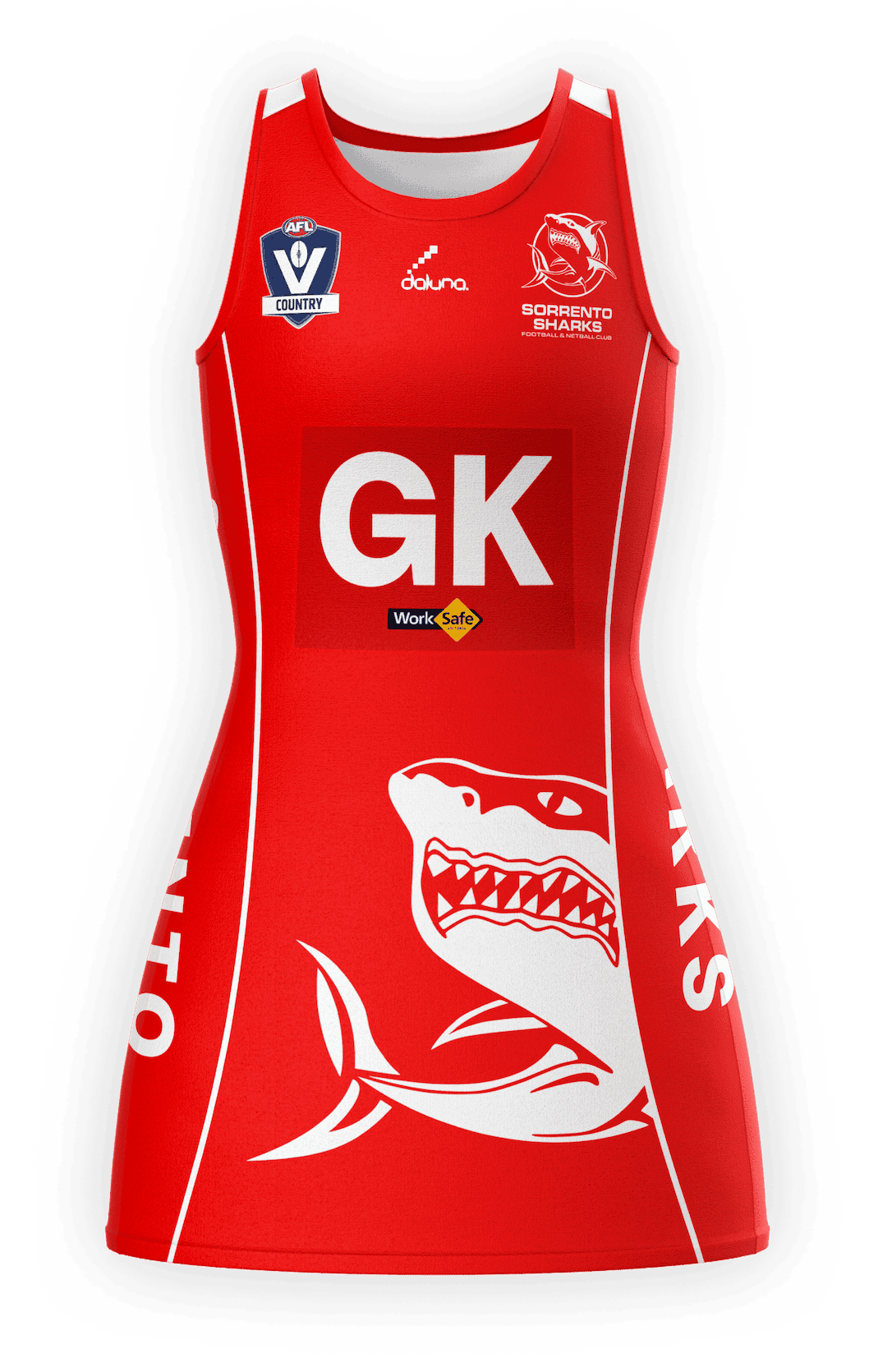 Sorrento Sharks Netball Dress