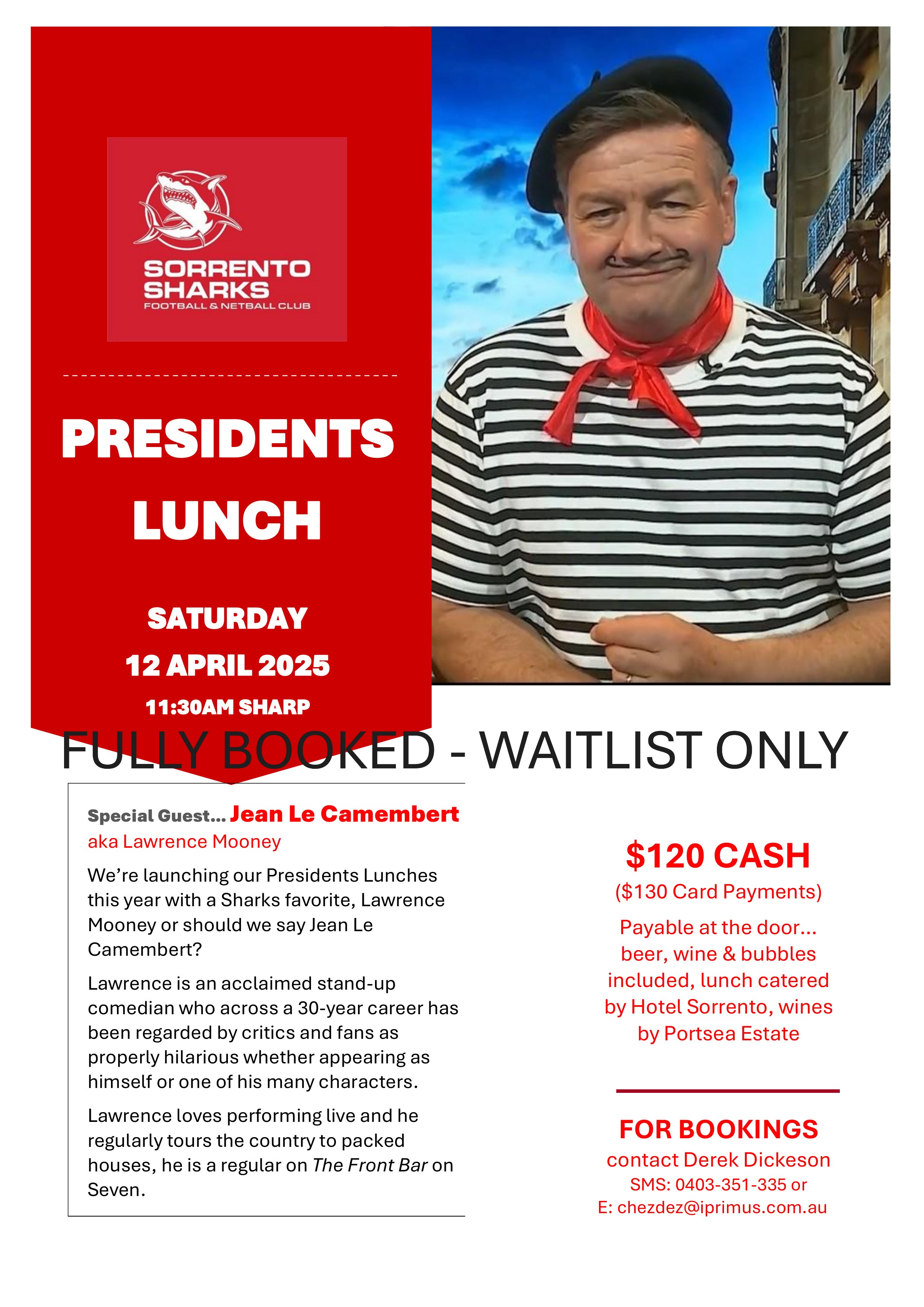 Presidents Lunch 12 April 2025