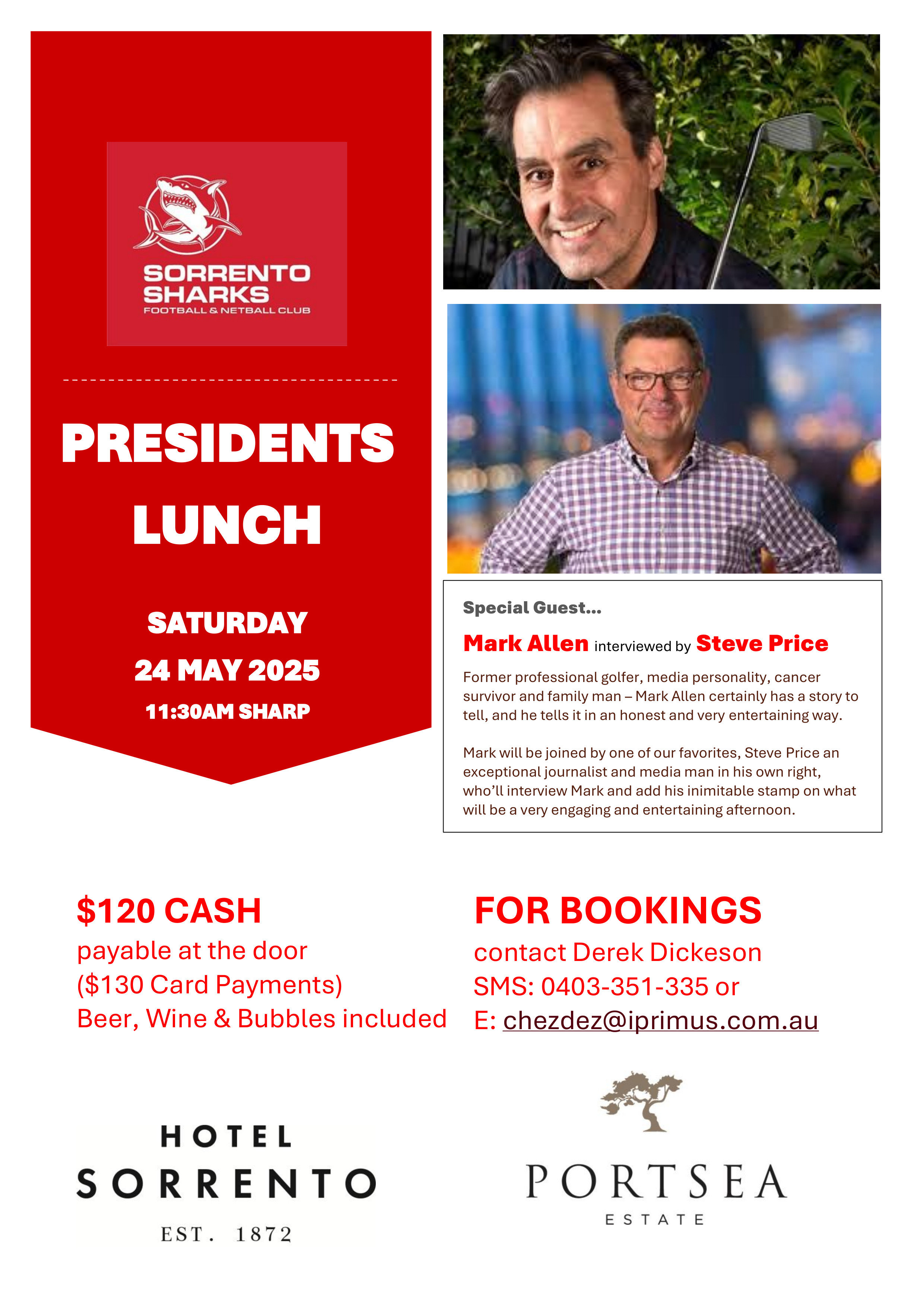 Presidents Lunch 24 May 2025