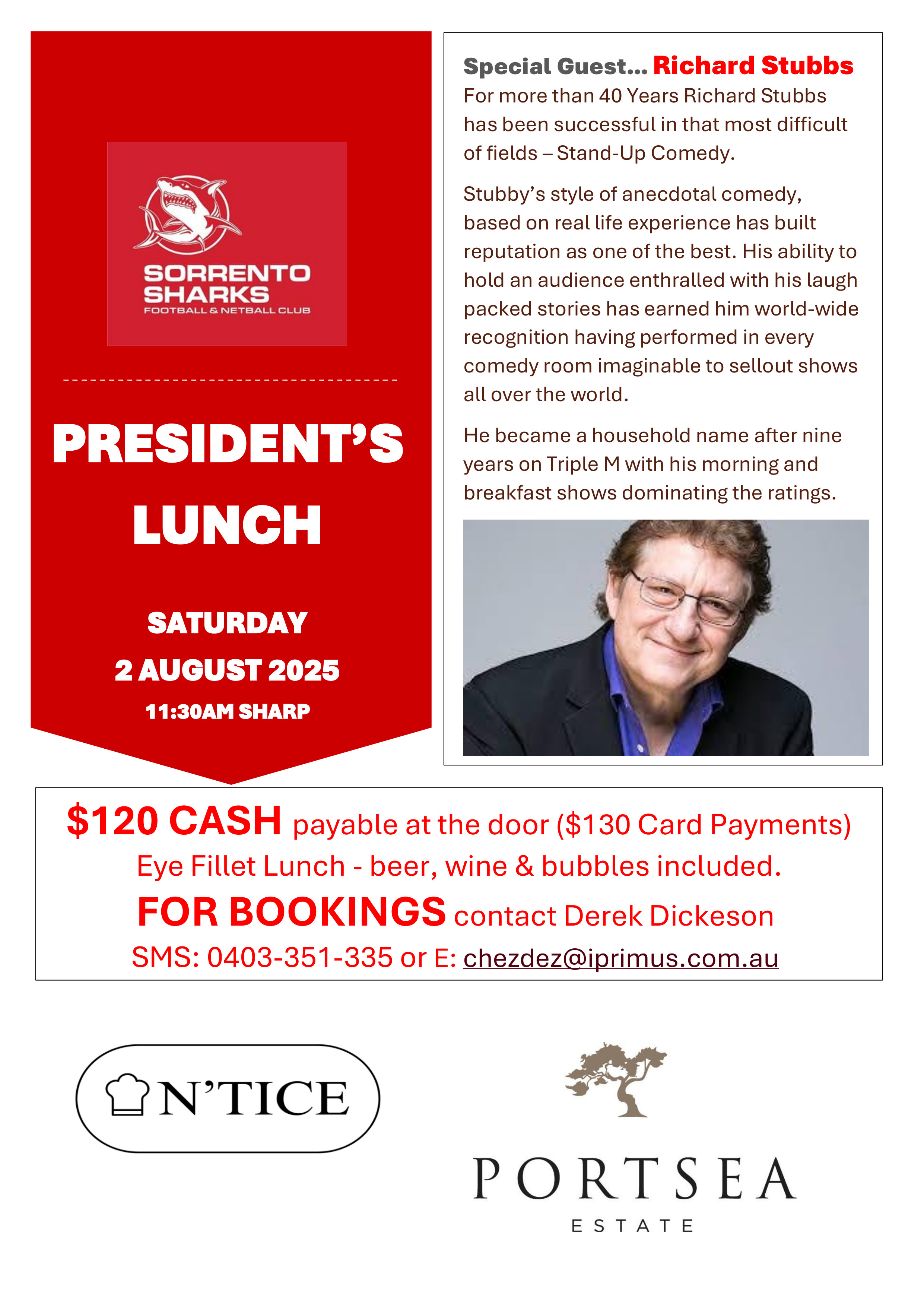 Presidents Lunch 2 August 2025