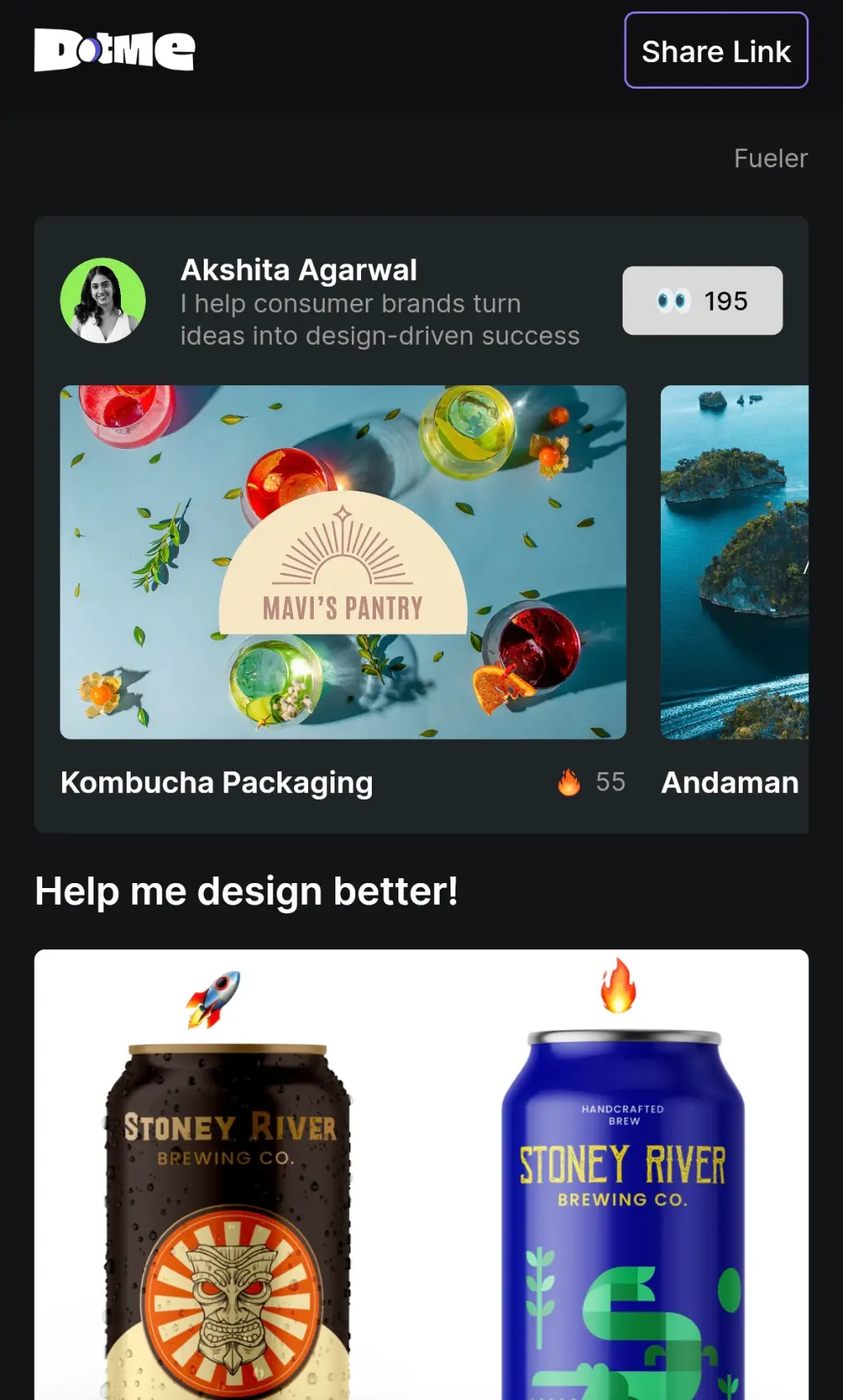 Showcase Your Portfolio - Dotme