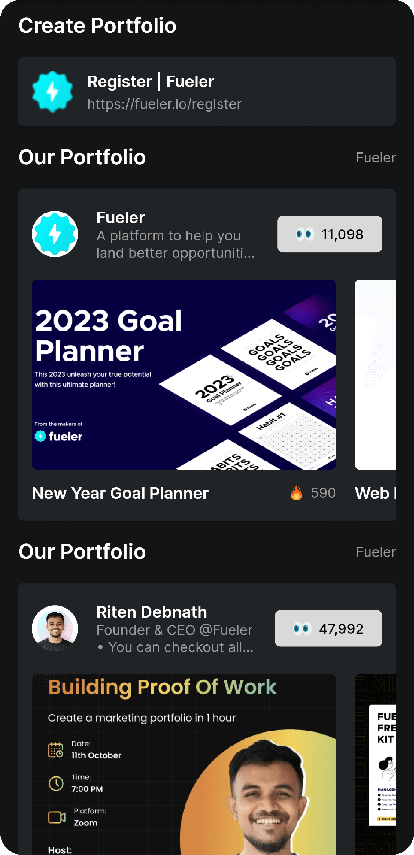 Fueler’s Core Features - dotme 