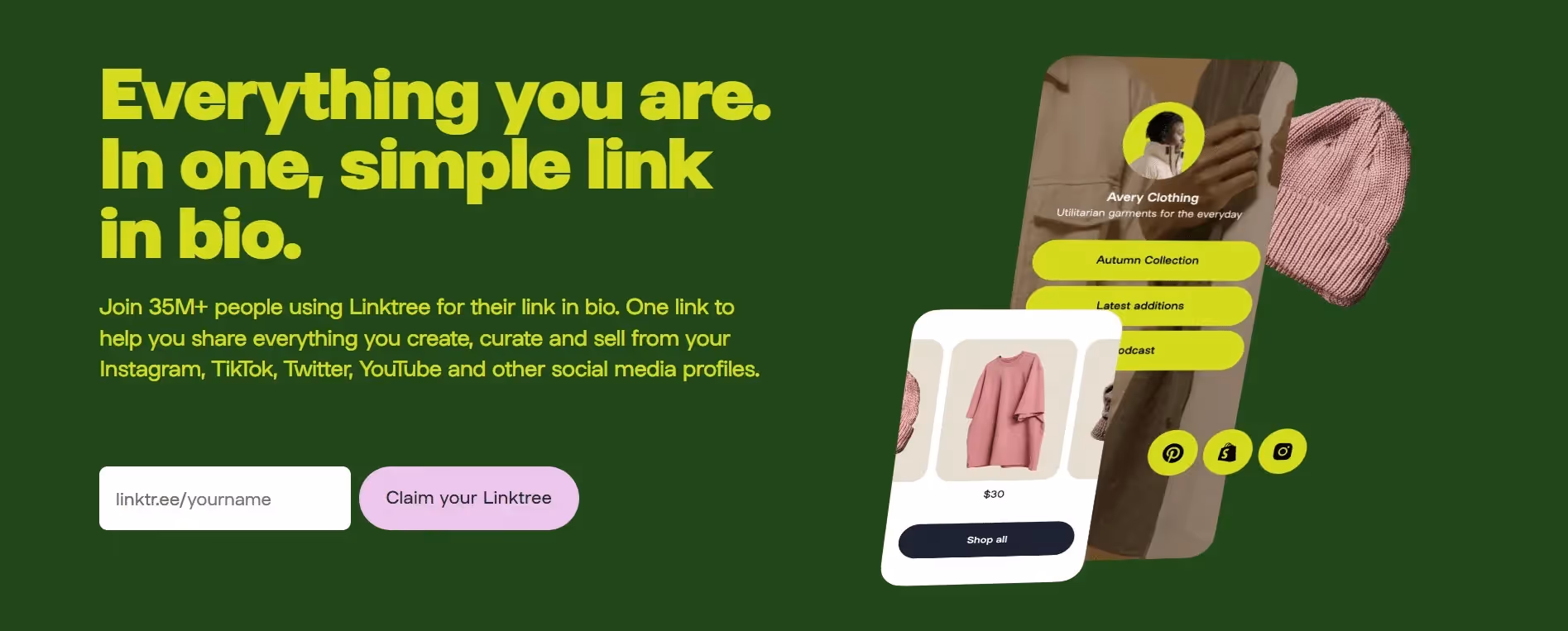 Linktree - Link-in-bio-tool