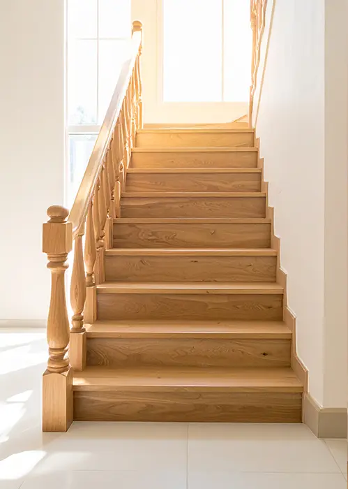 Traditional oak staircase