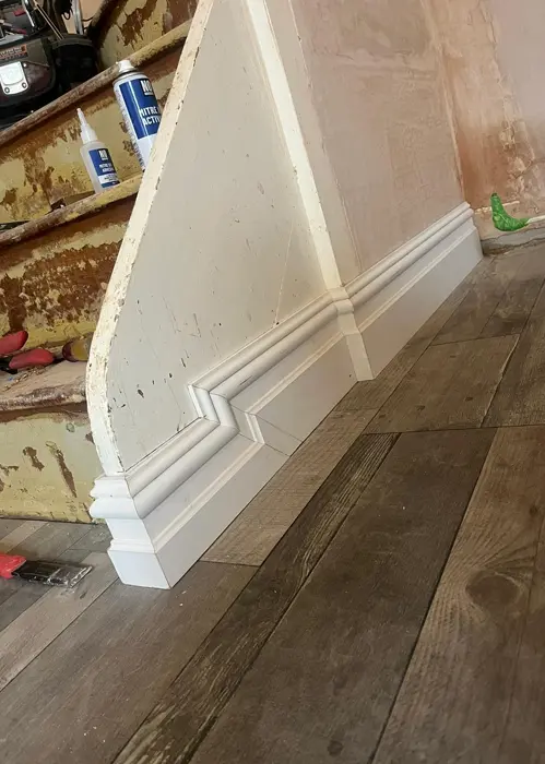 New skirting in renovation