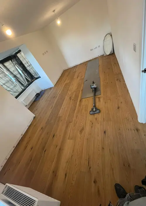 New flooring in room
