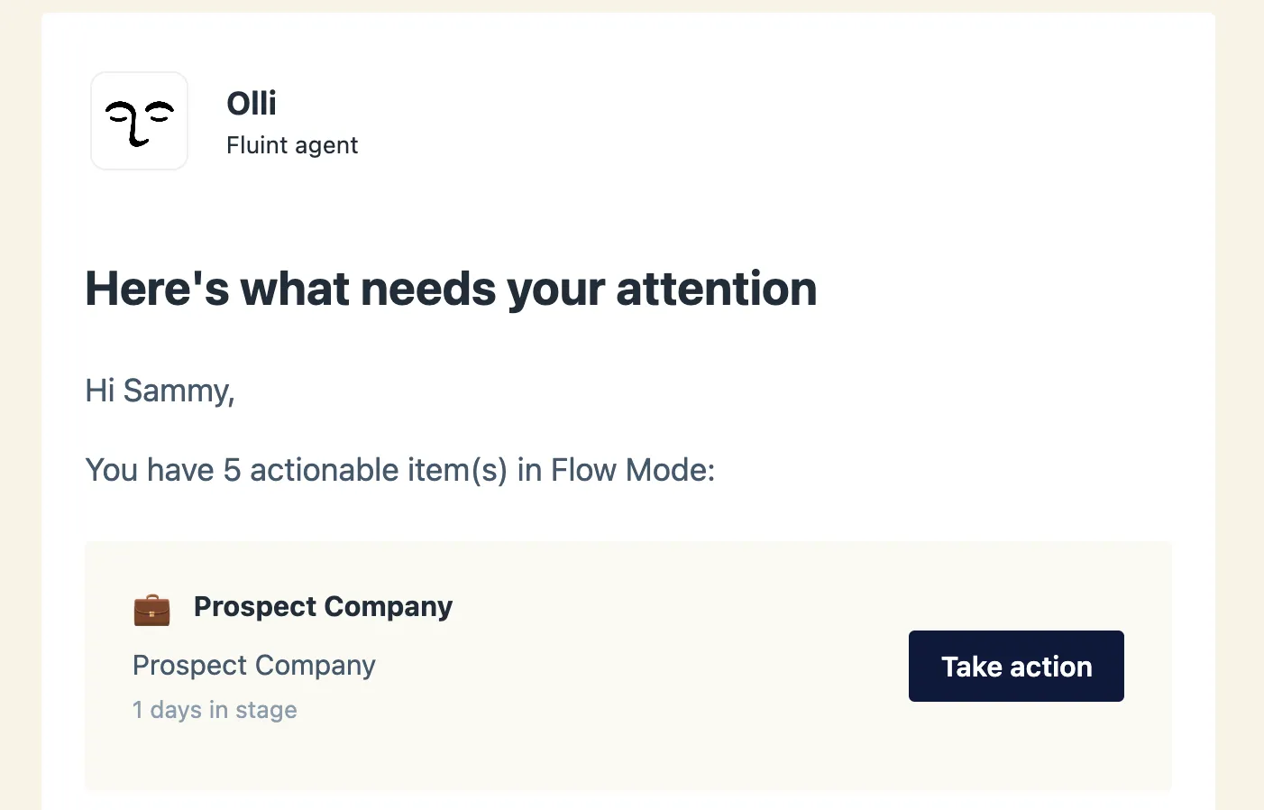 Flow Mode Email Notifications