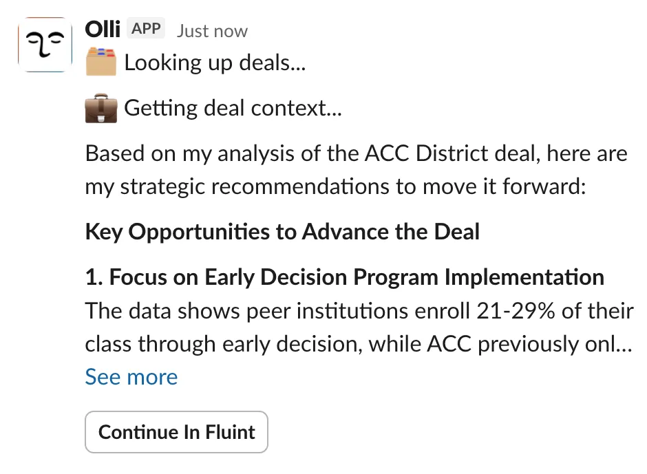 Olli Slack Integration