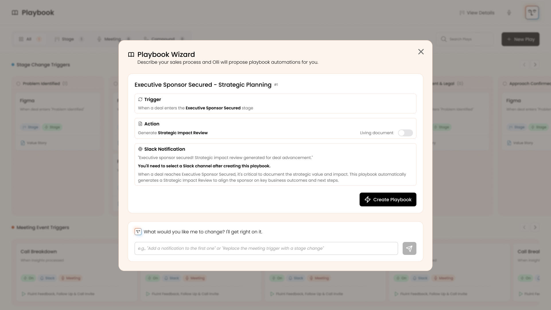 Build with the Playbooks Wizard