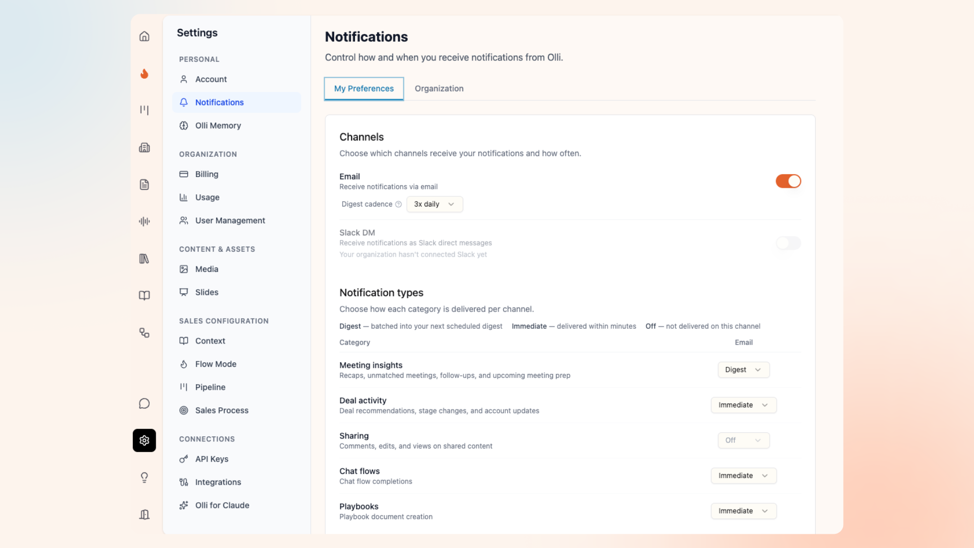 Notifications: Olli Keeps You in the Loop, Your Way