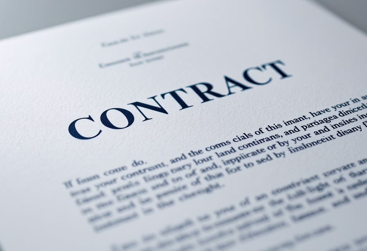 image of legal contract templates for a legal tech