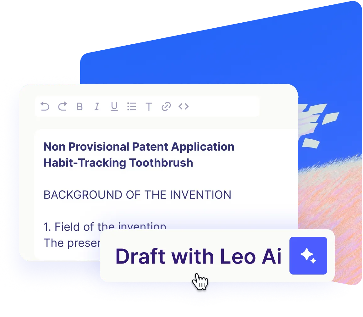 draft patents with AI
