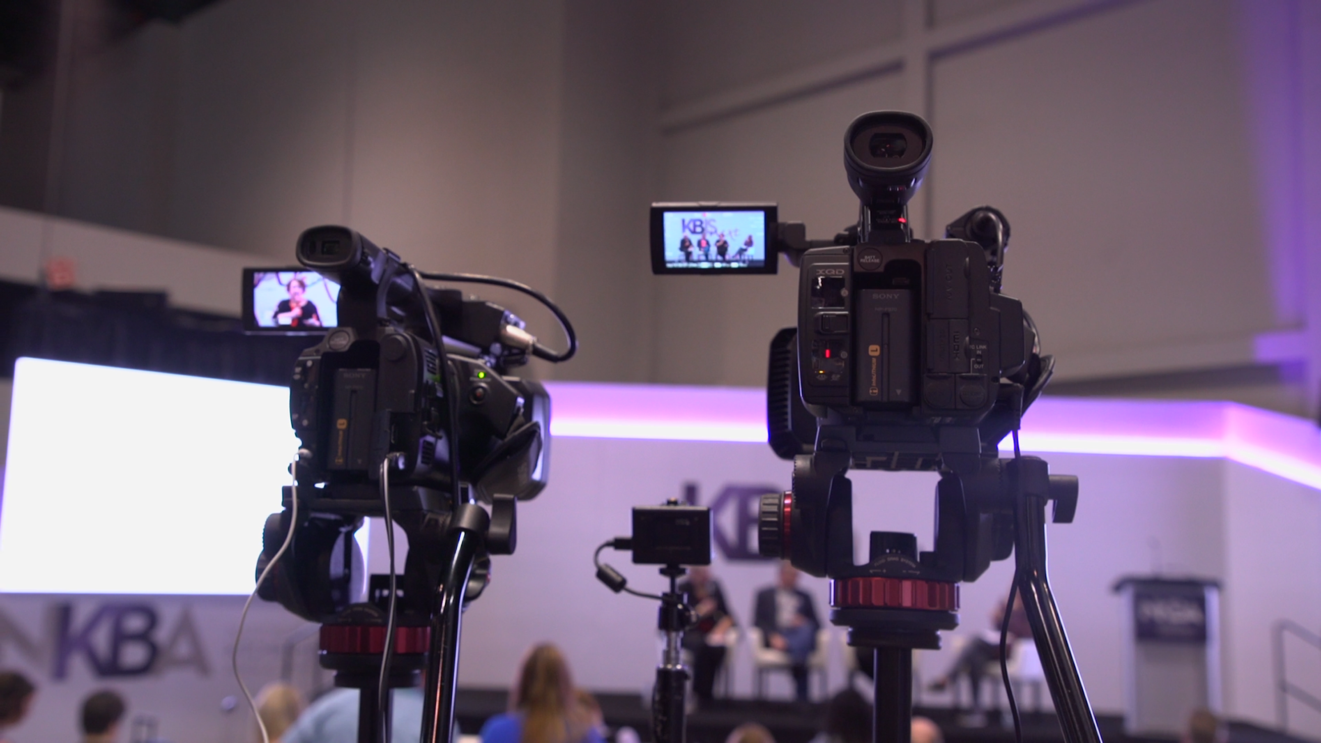 A group of people using the slow mo selfie