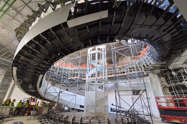 This incredible stair's cladding design, planned in collaboration with Group Dyer, is based on my SubD-driven modeling logic.