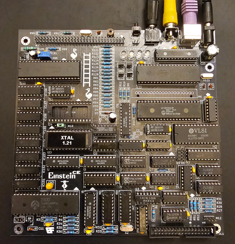 Built Einstein CE system board in black