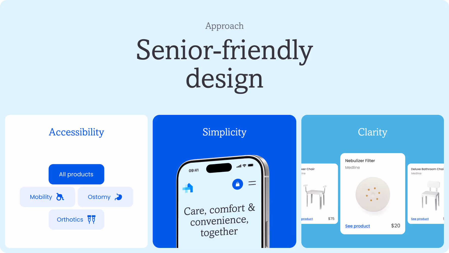 Halo Lab’s UI/UX design service for accessible healthcare platform