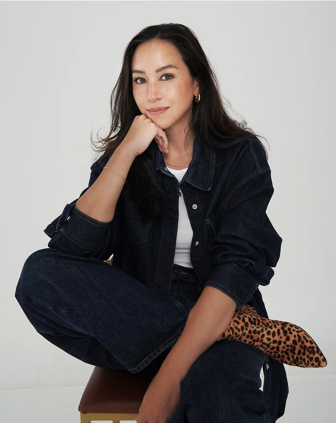 Sarah Larson Levey sitting on a chair