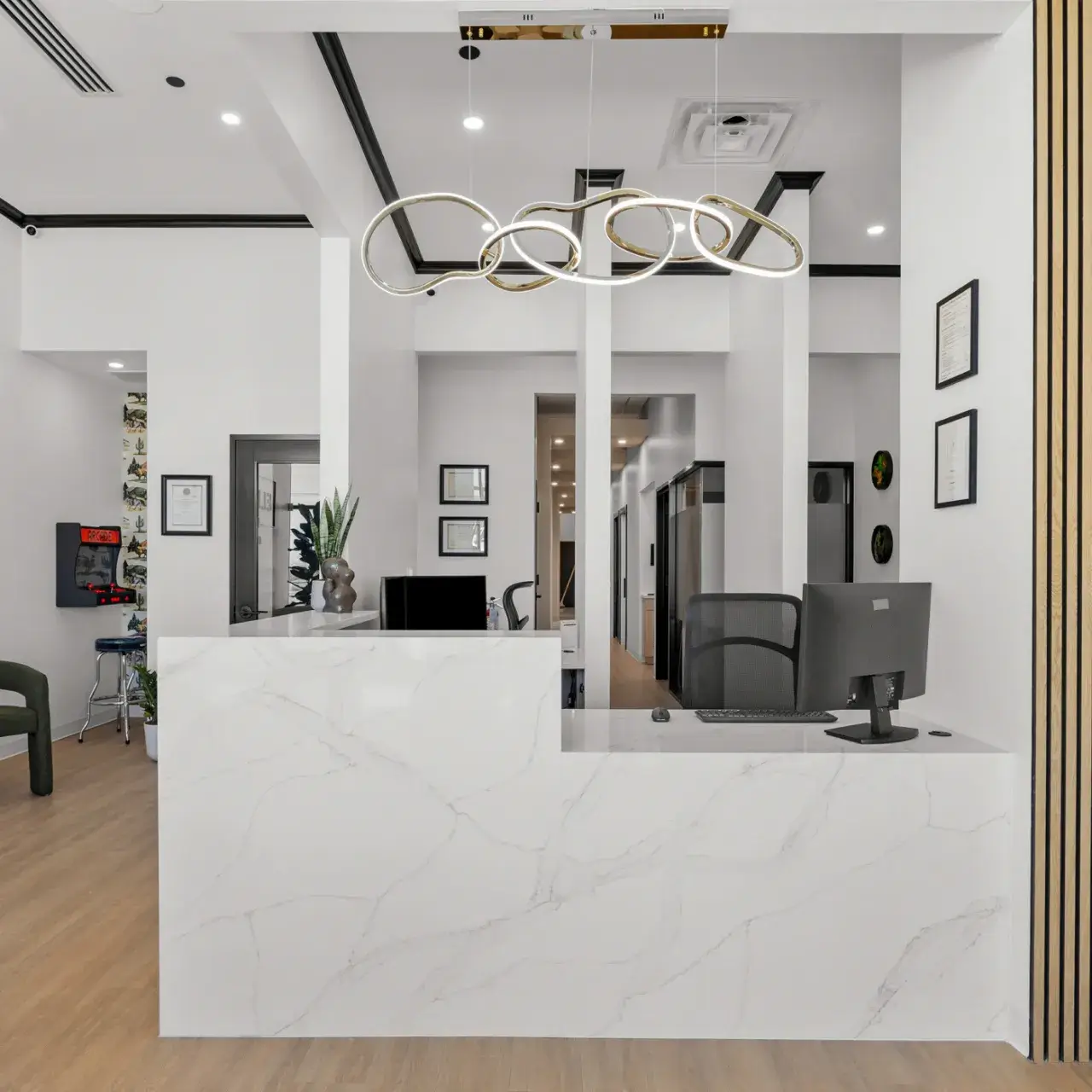 Front Desk of of Elevated Dental in Georgetown TX