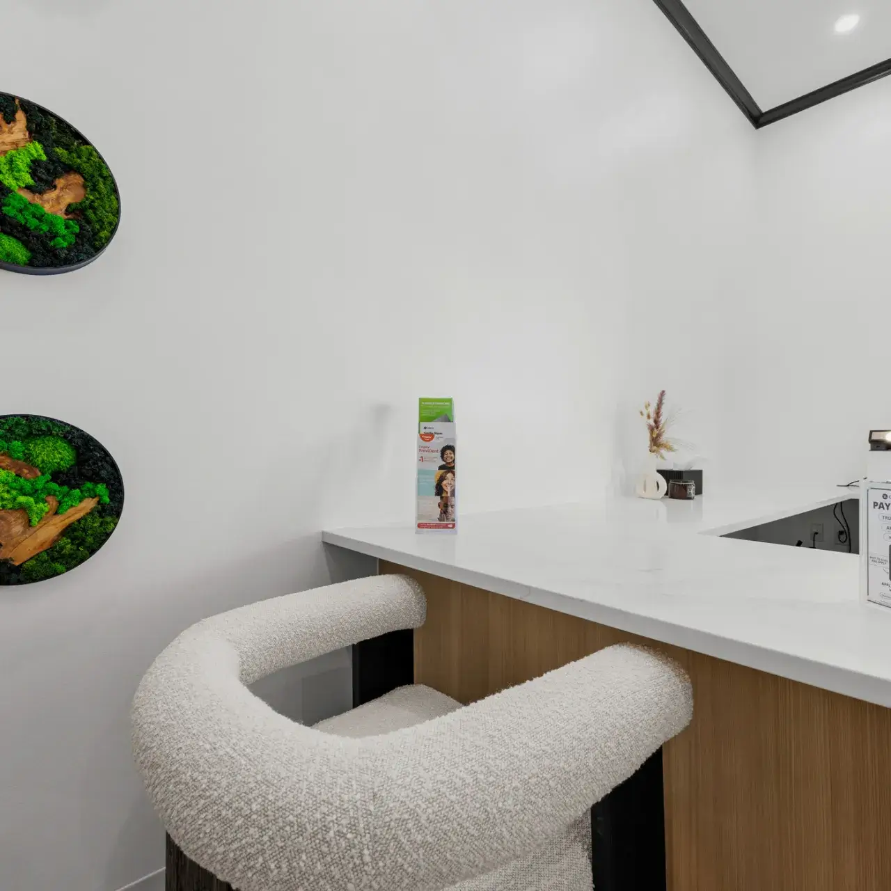 Front Desk of of Elevated Dental in Georgetown TX