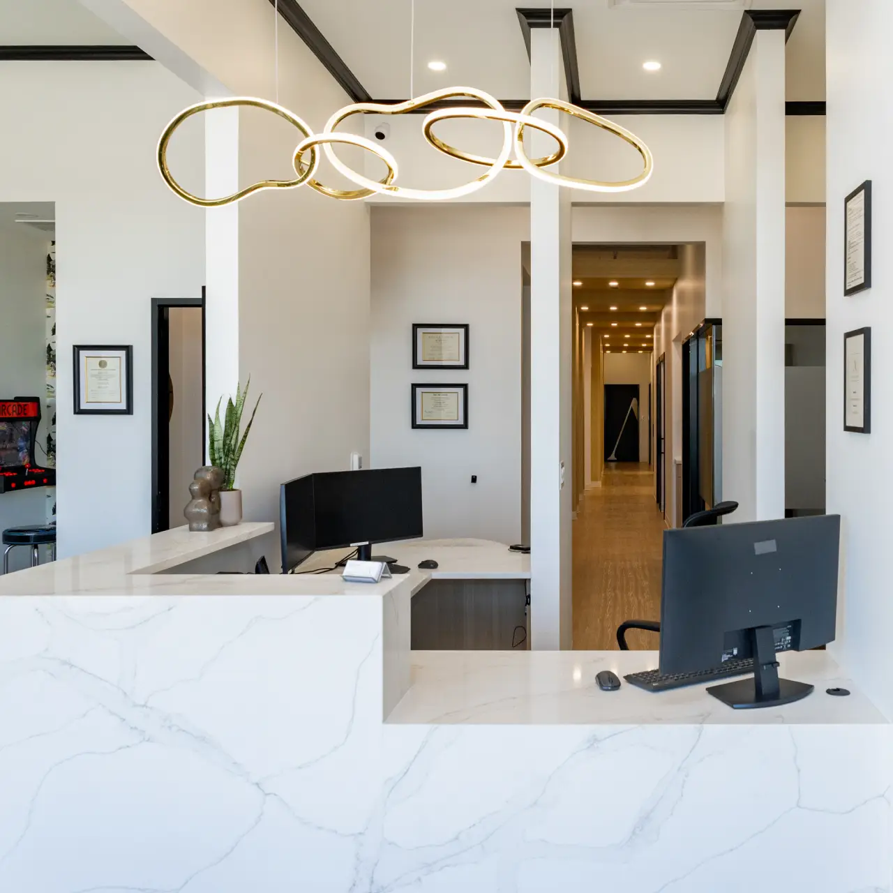Front Desk of of Elevated Dental in Georgetown TX