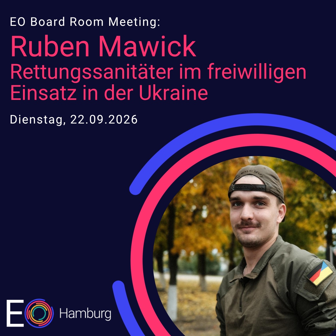 EO Board Room Meeting - Zu Gast: Ruben Mawick Rettungssanitäter im freiwilligen Einsatz in der Ukraine