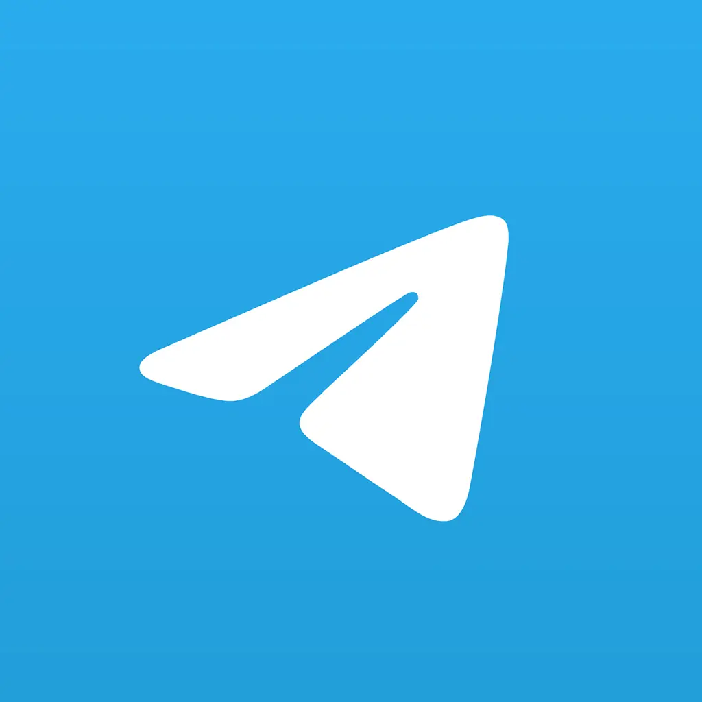 telegram logo on Cancel Network
