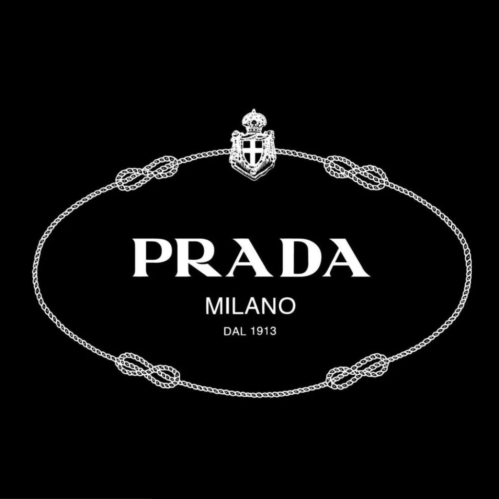 woke prada logo on cancel network