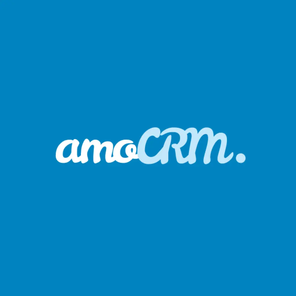 amocrm logo on cancel network
