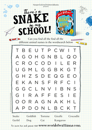 Activity sheet you can download