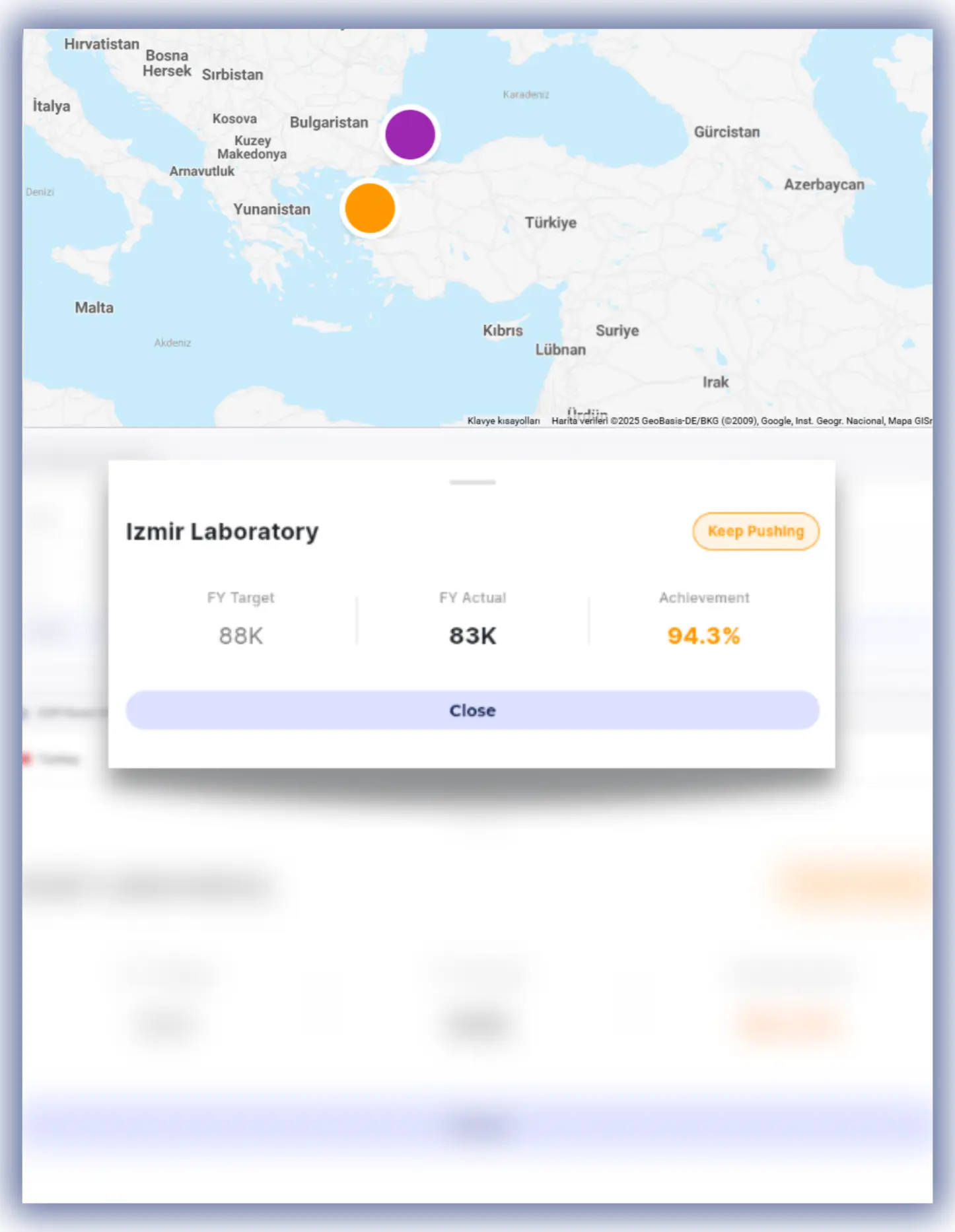 STRASYS CEO dashboard featuring a geospatial war room with real-time performance heatmaps and automated CAGR calculations to hit multi-year strategic targets.