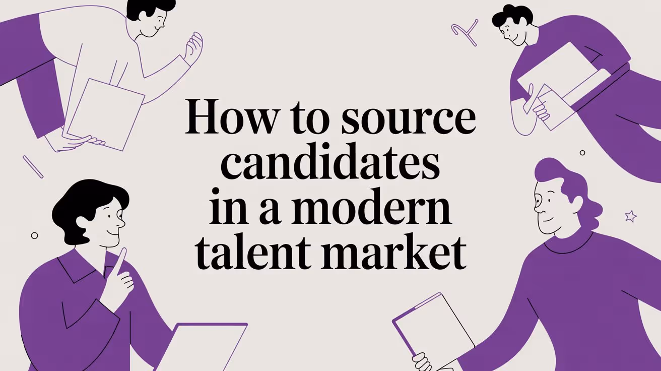 How to Source Candidates [2026 guide illustration