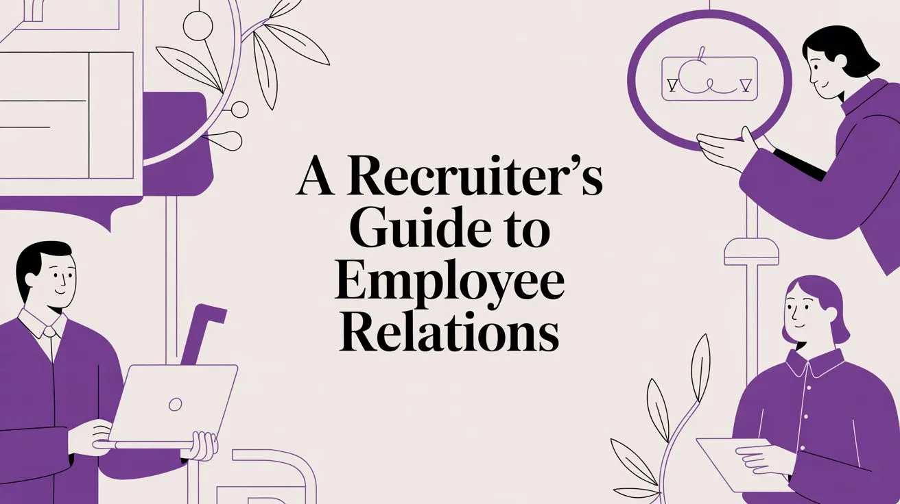 A Recruiter's guide illustration