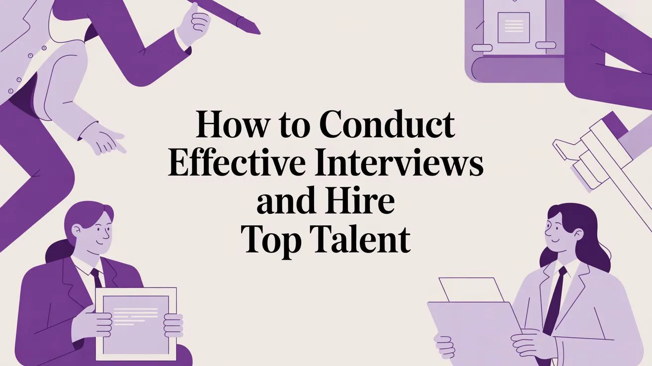 How to Conduct Effective Interviews [2026 guide illustration