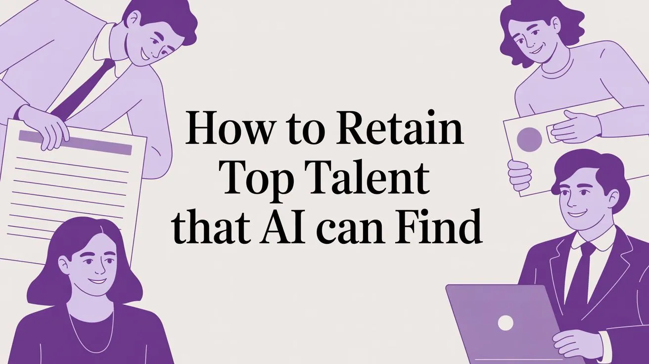 How to Retain Top Talent That AI Can Find concept